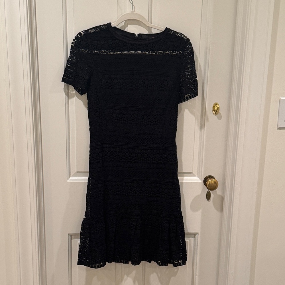 Ellie Tahari Black Lace Dress